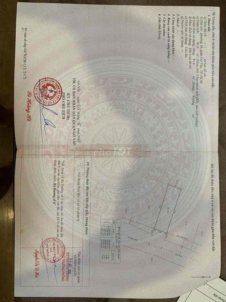 ĐẤT 5X20 HẺM XE TẢI P16 GV BÁN - TẶNG NHÀ CẤP 4 - Ảnh 2