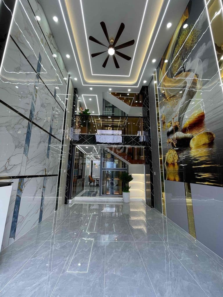 Nhà phố có thang máy và ô chờ thang máy. Hẻm 14m khu vip Thới An 16 - Ảnh 3