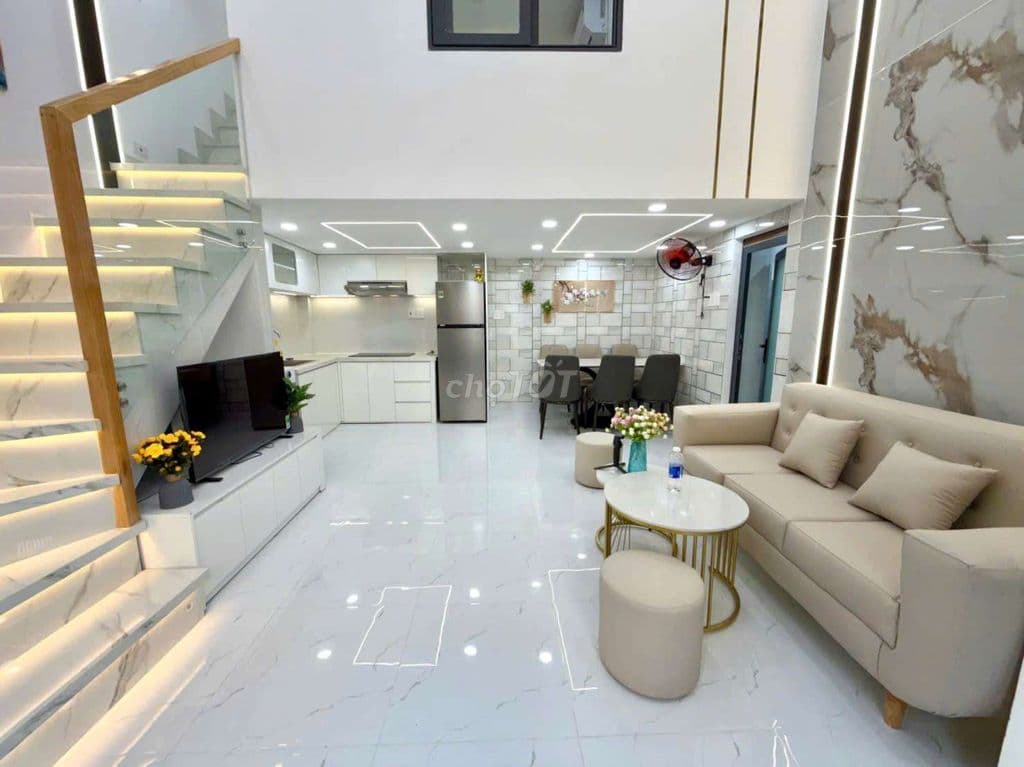 Chủ bán nhà 3 tầng , 2 mặt hẻm ô vô tới nhà, Phan Văn Trị, BT, 6,9 Tỷ - Ảnh 3