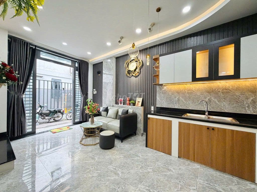 Nhà 3 tầng Lê Văn Quới, 40m2, 2PN 3WC, hẻm xe hơi, sổ đẹp,giáp Quận 6 - Ảnh 2