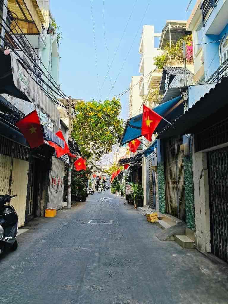 Nhà 100m2 cấp 4 mặt tiền hẻm Bông Sao p5 Q8 - Ảnh 2