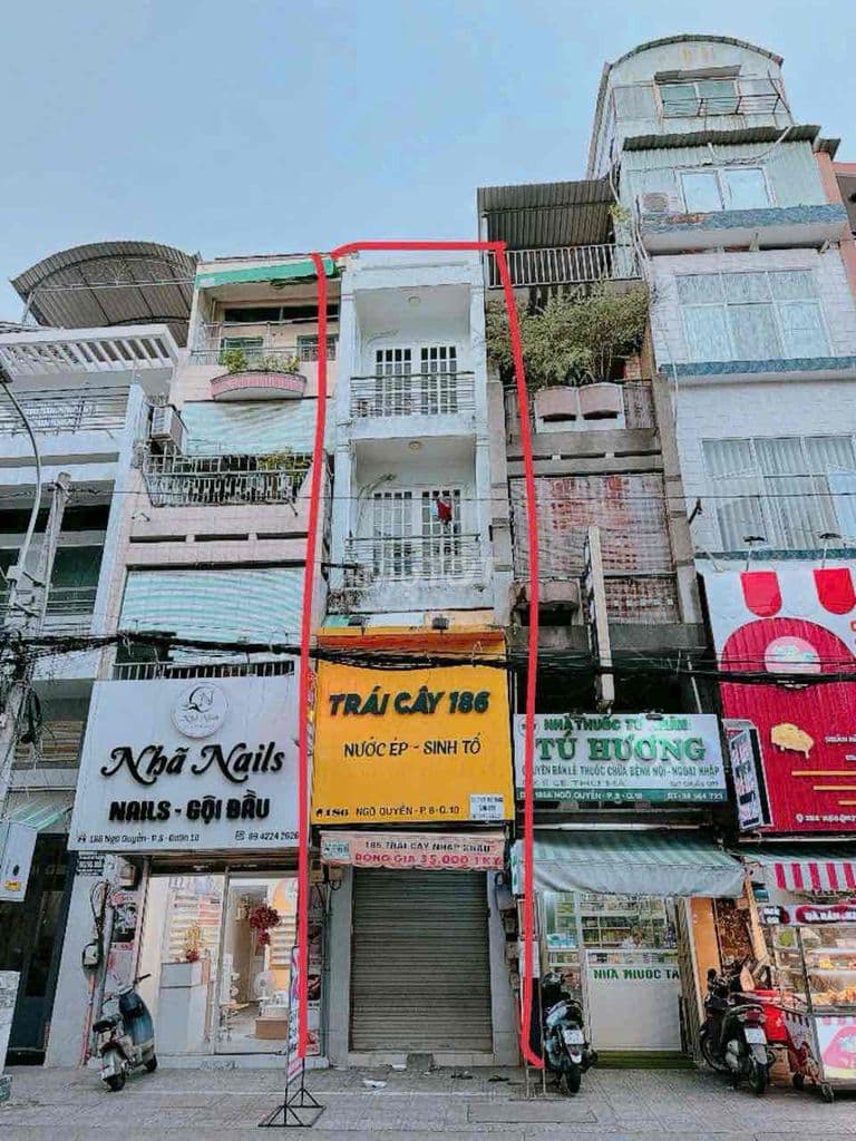 nhà mặt tiền ngô quyền q10