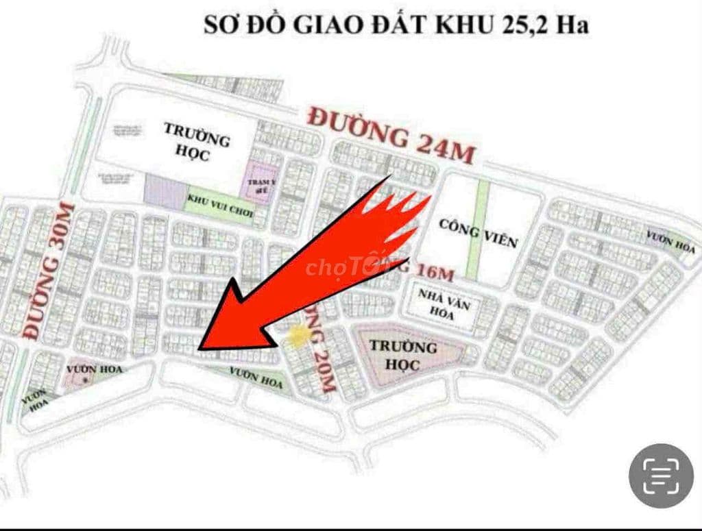 Chính chủ đất dịch vụ 25.2ha Vân Canh