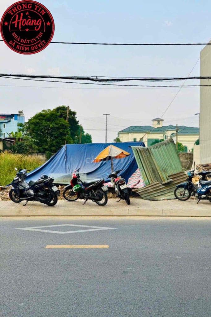 NGAY GIỮA LÒNG THỊ TRẤN CỦ CHI CHỈ 550tr LÀM CHỦ LÔ MẶT TIỀN ĐẸP