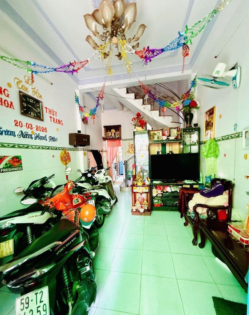 Nhà 3 tầng hẻm 4m Âu Dương Lân P3-Q8 - Ảnh 3