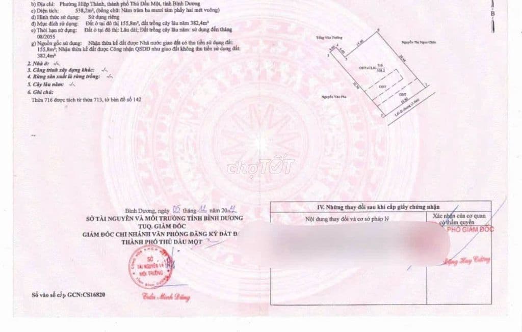 bán đất Hiệp Thành hơn 6 tỷ - Ảnh 2