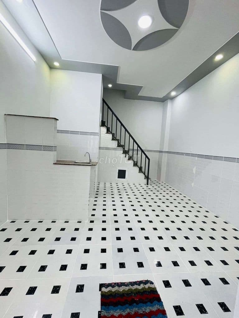 Nhà ngay Chợ Thới An. 1 Trệt 1 lầu đúc. Đất Thổ Cư 100%. Mới Đẹp - Ảnh 2