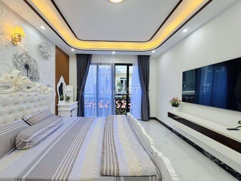 🌳 🚘 Nhà mặt tiền - Xe hơi ngủ nhà - CV Gia Định - Giảm 1 Tỏi. - Ảnh 3