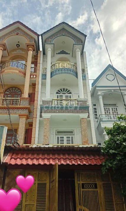 Nhà 4 tầng 106m2 - 4x26m - hẻm 8m - Lê Văn Khương Q12