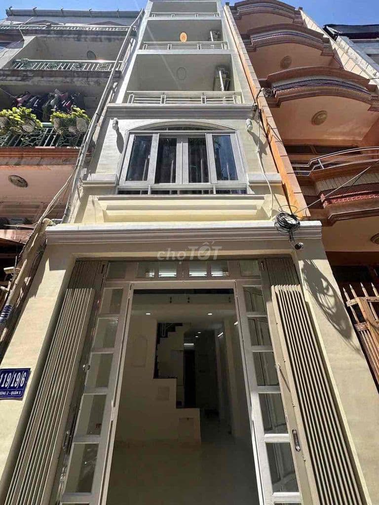 BÁN NHÀ 2 MẶT HẺM 4M NGUYỄN VĂN CỪ Q5. GIÁ: 7.2 TỶ TL