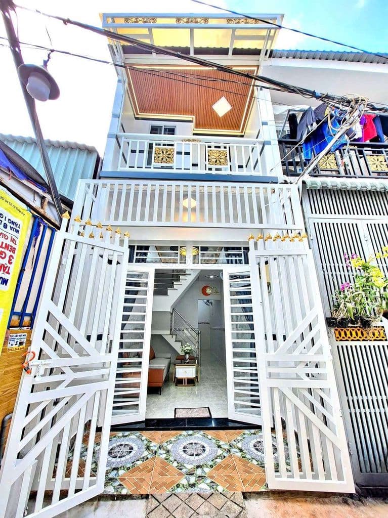 BÁN NHÀ MỚI HOÀN THIỆN MỚI 100% - 1 LẦU Ở NGAY