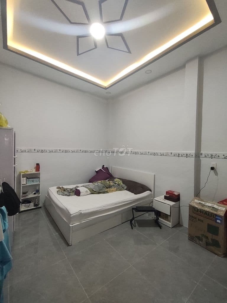 BÁN NHÀ ÂU CƠ PHÚ TRUNG TÂN PHÚ 2 MẶT HẺM 3.5m - 60m2(3.8 x 17) 5,2T