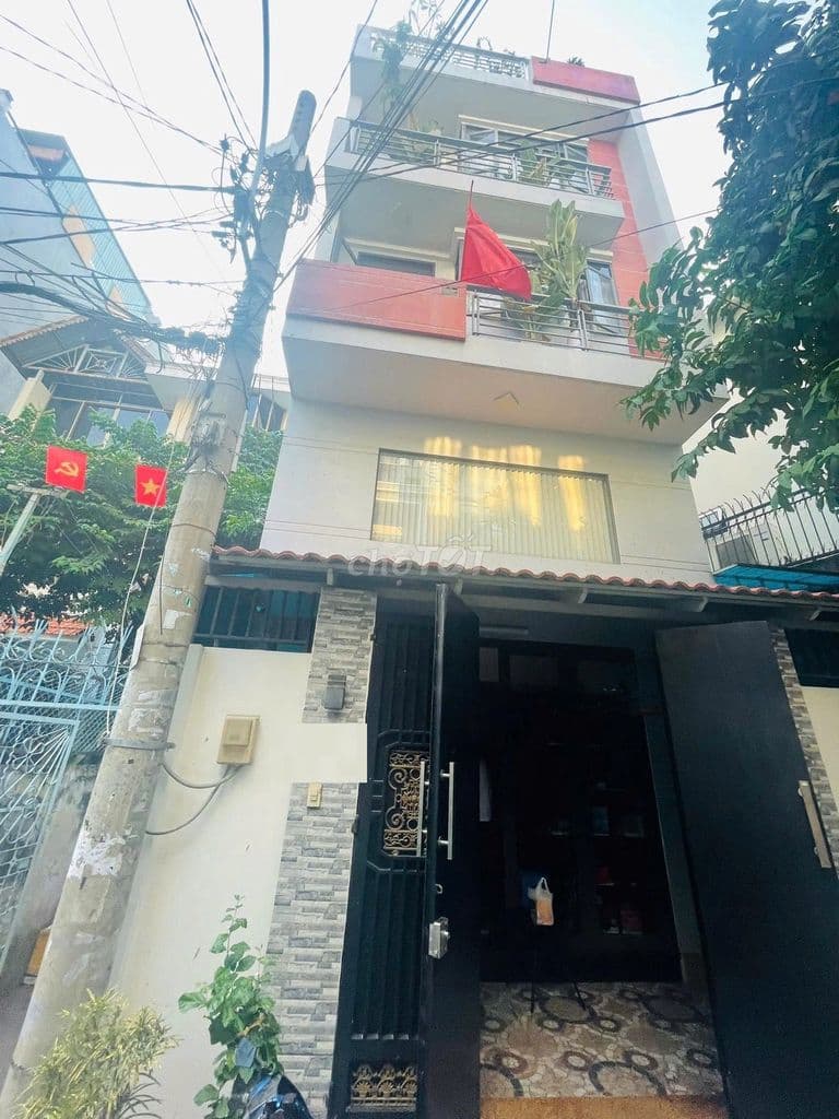 Nhà Hẻm Xe Hơi nhựa 7m, đường A4 K300, P12,Q.Tân Bình, ngang 7m, 5tầng