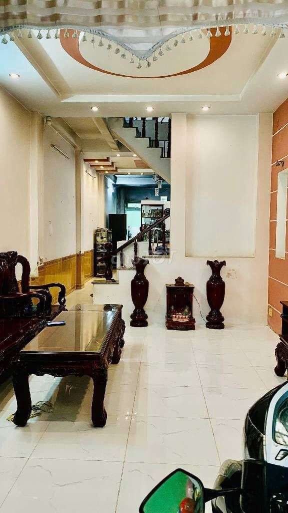 BÁN NHÀ QUẬN 12 NHÀ 3 TẦNG DT 4 X25 MẶT TIỀN ĐƯỜNG NHỰA 6M THÔNG - Ảnh 2