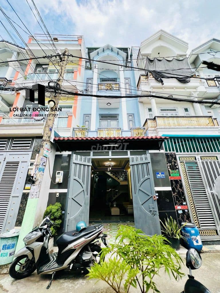 🔥 NHÀ HIỆP THÀNH 13 – 4 TẦNG – OTO ĐẬU CỬA – Ở NGAY 🔥