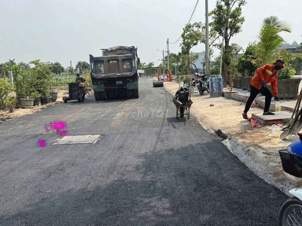 Đất 5 x 28m đường nhựa 8m. Sau lưng chợ Xuân Thới Thượng - Ảnh 2