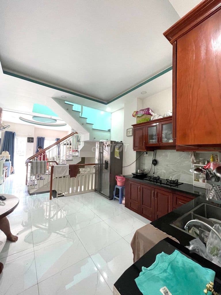 Nhỉnh 5ty , nhà mới đẹp 3 tầng , 51m2 Đông Hưng Thuận, q12 Hẻm xe hơi - Ảnh 2