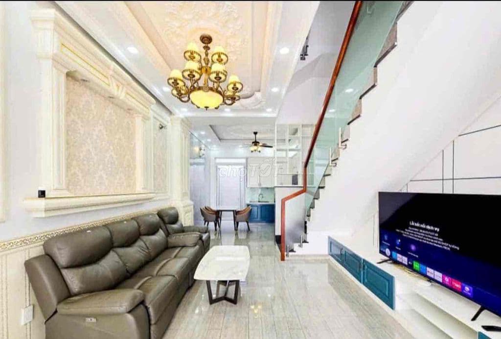 NHÀ PHỐ PHONG CÁCH CHÂU ÂU - ĐƯỜNG 10M KDC SÀI GÒN 83 ĐÀO TÔNG NGUYÊN - Ảnh 3