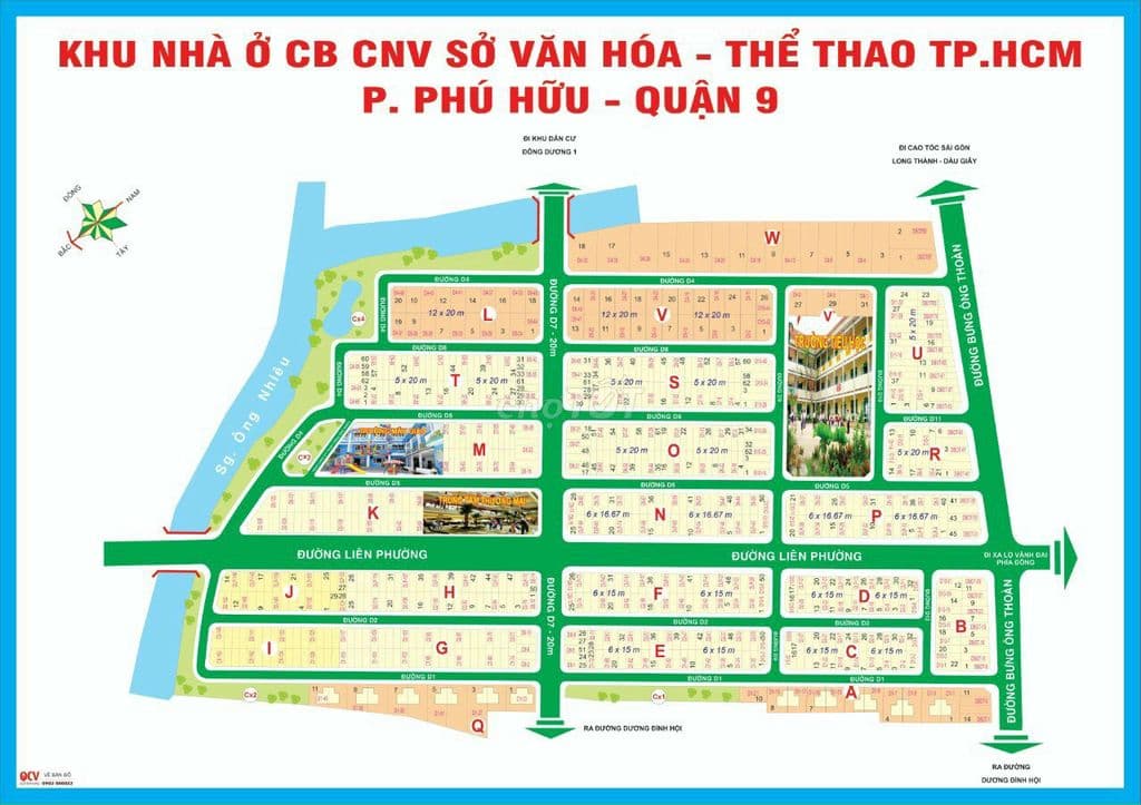 Chuyên bán đất nền dự án Sở Văn Hóa, P. Long Trường, TP.HCM giá 7 tỷ