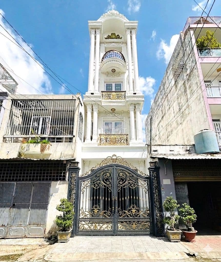 Nhà HXHGò Dầu- Cầu Xéo DTSD 72m2 - 4 tầng cạnh bên Aeon Mall - 4mx 18m