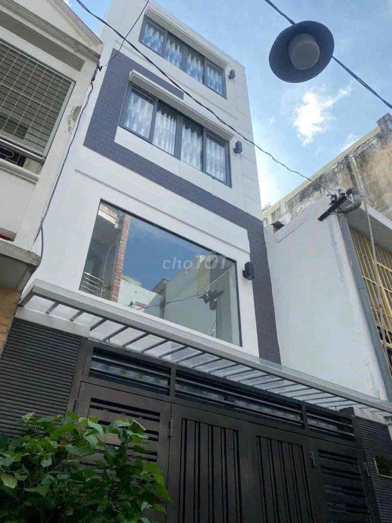 NHÀ 4 TẦNG 34M2 HẺM XE HƠI NGUYỄN THIỆN THUẬT P2Q3