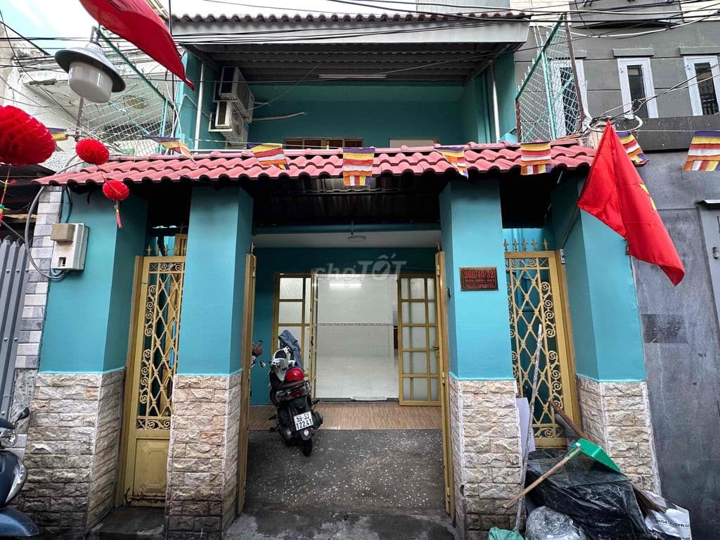 BÁN NHÀ 2// hẻm ba gác, diện tích 57m2 nở hậu. GIẢM SÂU 300triệu