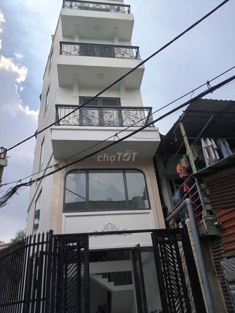 Cần bán gấp nhà 1xẹt trường trinh PTTN Q12.DT 4,5 x13 .1 trệt 5 lầu7PN