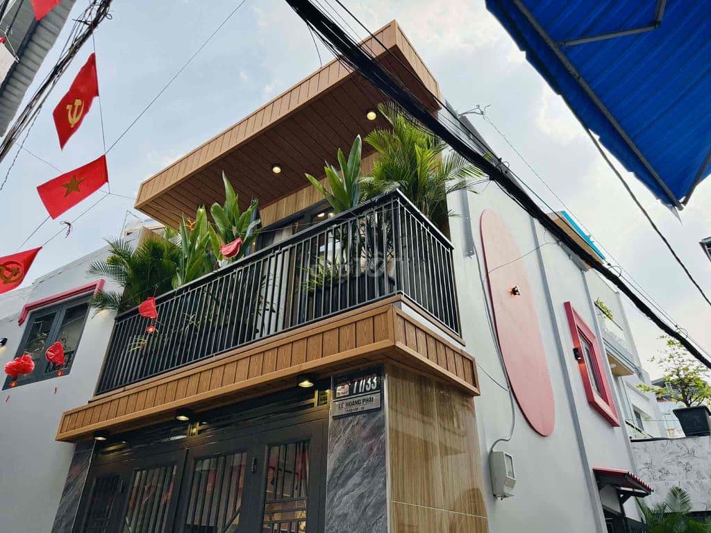 Hh 50tr nhà góc 3 mặt tiền hẻm thông ngay Lotte - Ảnh 2