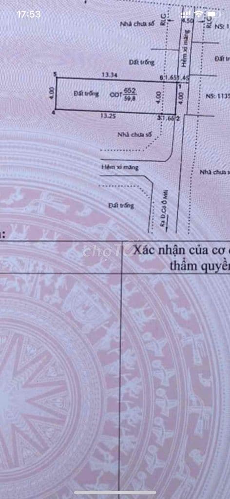 bán lô đất thổ cư 4mx15m hẻm xe hơi giá 3.9 tỷ - Ảnh 3