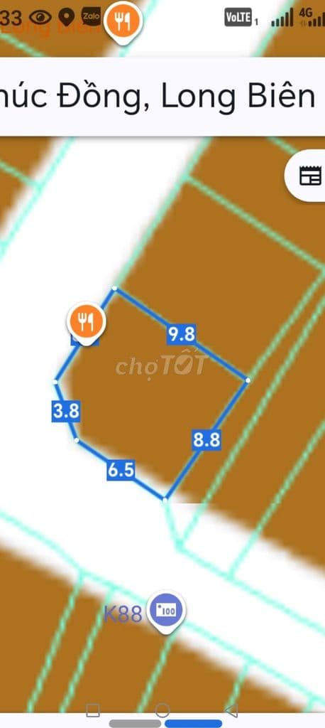Lô góc đối diện chợ dân sinh - đường ô tô tránh thông -kinh doanh đỉnh