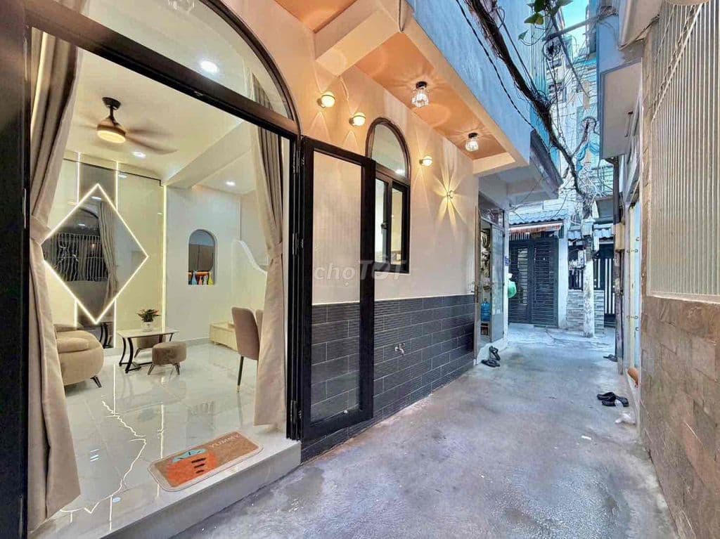 NHÀ MỚI 3 TẦNG PHAN VĂN TRỊ - DTSD 70M2 -SÁT HÊM XE HƠI NHỈNH 4 TỶ - Ảnh 2