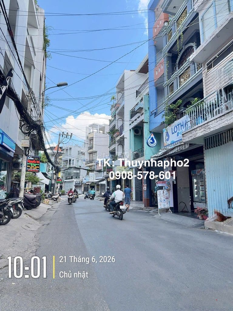 Tân Bình- Lý Thường Kiệt đoạn Thành Thái - 3 Tầng - HXT - 6,3 Tỷ