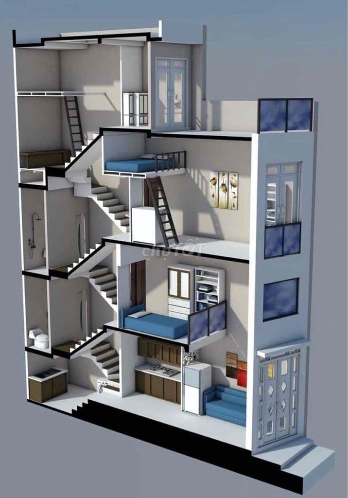 CHỈ: 3,65 T.Ỷ NHÀ XINH-TRUNG TÂM Q.BÌNH THẠNH , HẺM 3G, 🏘🏘NHÀ MỚI XÂY