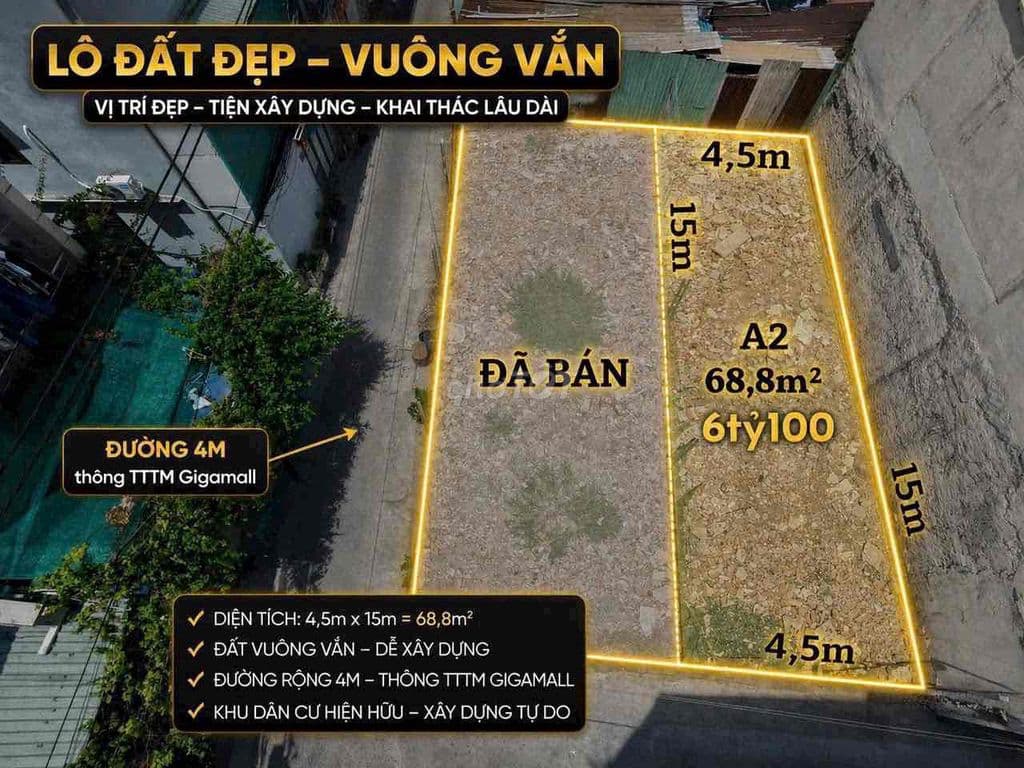 Bán Đất Hẻm Ô Tô Đường 25. Hiệp Bình Chánh Khu Bên Sông - Ảnh 2