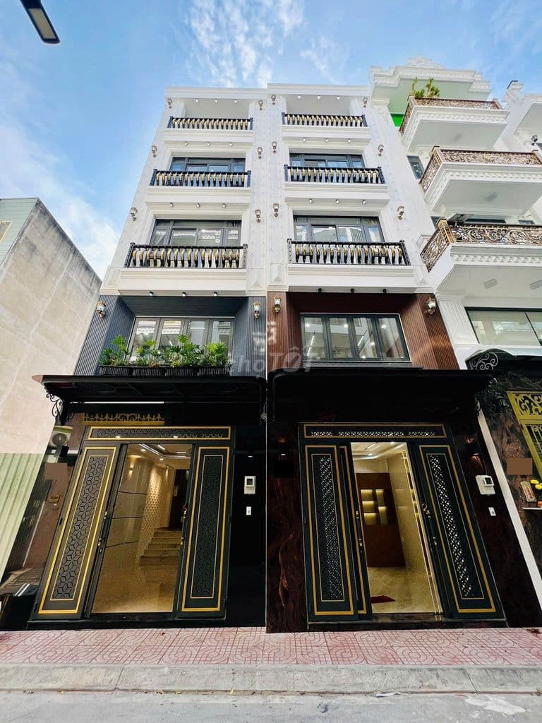Nhà đẹp Hương Lộ 2 đoạn sát Bốn Xã, Hòa Bình- 4m*14m nội thất cao cấp