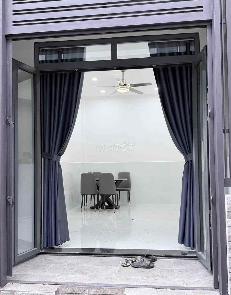 Nhà mới 1 trục ra Phan Văn Trị - đối diện Cityland - Gò Vấp