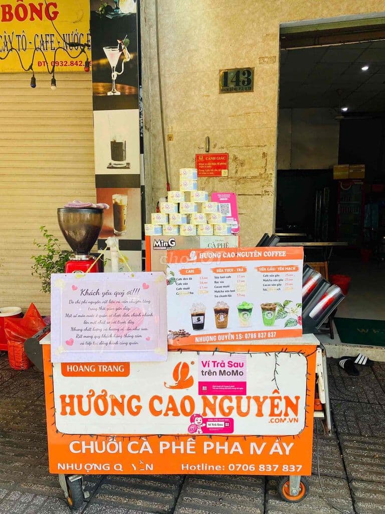 Bạch Đằng, Tân Bình- Sang xe caphe take away kèm mặt bằng