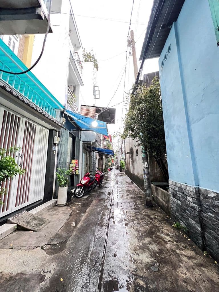 Nhà nát 4x25m nở hậu =50m ra Tô Hiến Thành - hẻm 4m -95tr/m2 - Ảnh 2