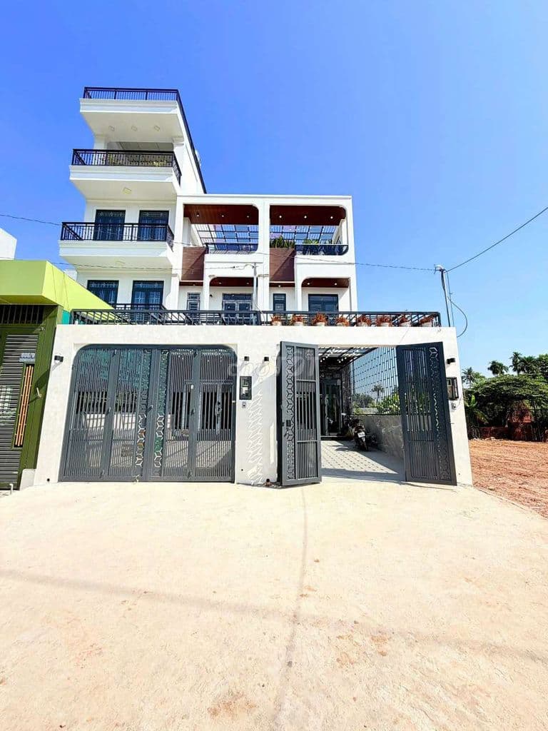 NHÀ MT SÔNG HXH HÀ HUY GIÁP Q12 100M2 GẦN CẦU PHÚ LONG NHỈNH 6 ĐỒNG