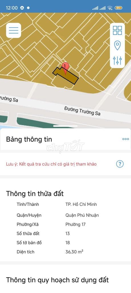 mặt tiền Trường Sa , ngay ngã 3 xe hơi
