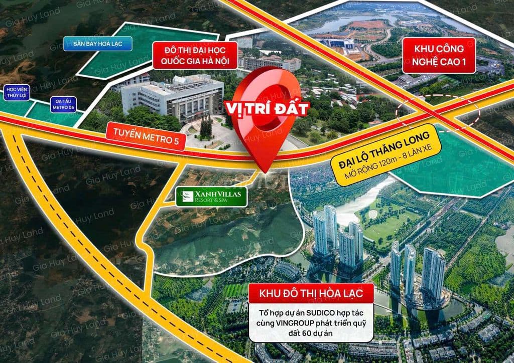Bán Lô Đất Hòa Lạc Ngay Cạnh Ga Metro Số 05 Và Cạnh Trường ĐH. - Ảnh 2
