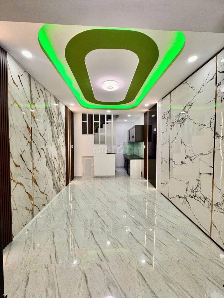 Chỉ 3.x tỷ, nhà mới 27m2 ngay UBND Quân Gò Vấp hẻm oto 7 chỗ - Ảnh 3