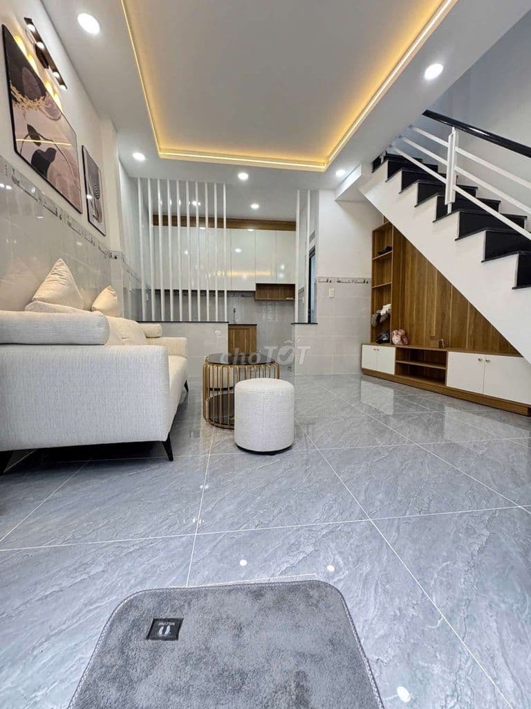 NHÀ MỚI 100% - 32M2 THOÁNG - HẺM Ô TÔ THÔNG - HƯƠNG LỘ 2 - NHỈNH 2 TỶ - Ảnh 2