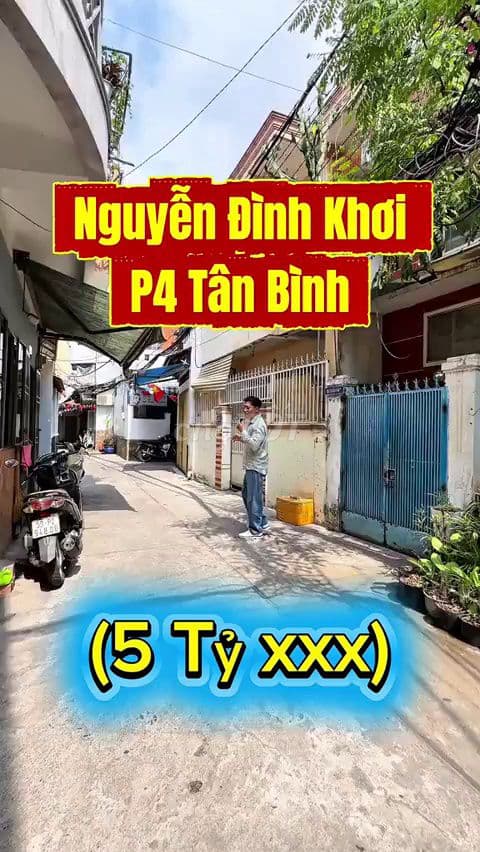 Bán nhà hẻm thoáng Nguyễn Đình Khơi, P4, Tân Bình, ngang lớn giá tốt