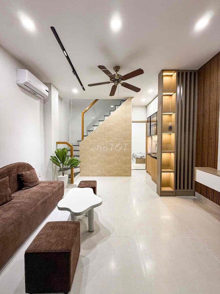 Bán nhà đẹp 2 tầng, 3PN, 60m2 giáp quận 1, 2, Nguyễn Hữu Cảnh, 5.85 ty - Ảnh 3