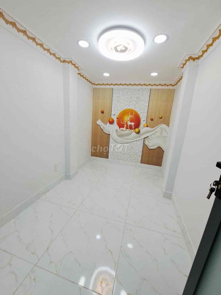 Bán nhà Tân Hoà Đông giáp ranh Q6 nhà xây mới có sẵn nội thất 2 x 10 ( - Ảnh 3