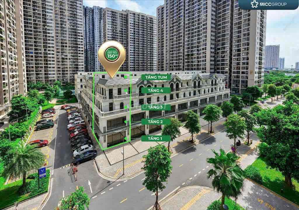 Shop chân đế Vinhomes Smartcity