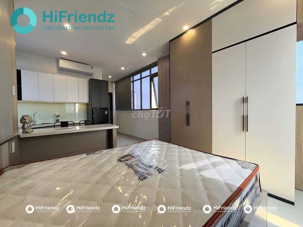 1PN tách bếp STUDIO FULL nội thất đi bộ qua được Metro Tân Cảng - Ảnh 2