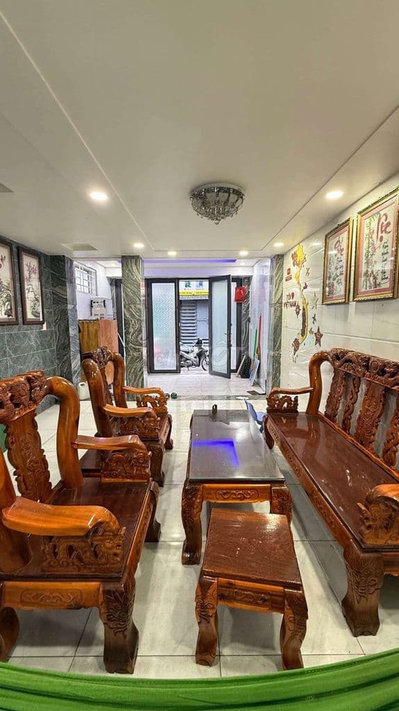 BÁN NHÀ HXH 5M THÔNG PHAN HUY ÍCH– 4 TẦNG 6PN – KINH DOANH–NHỈNH 6 TỶ