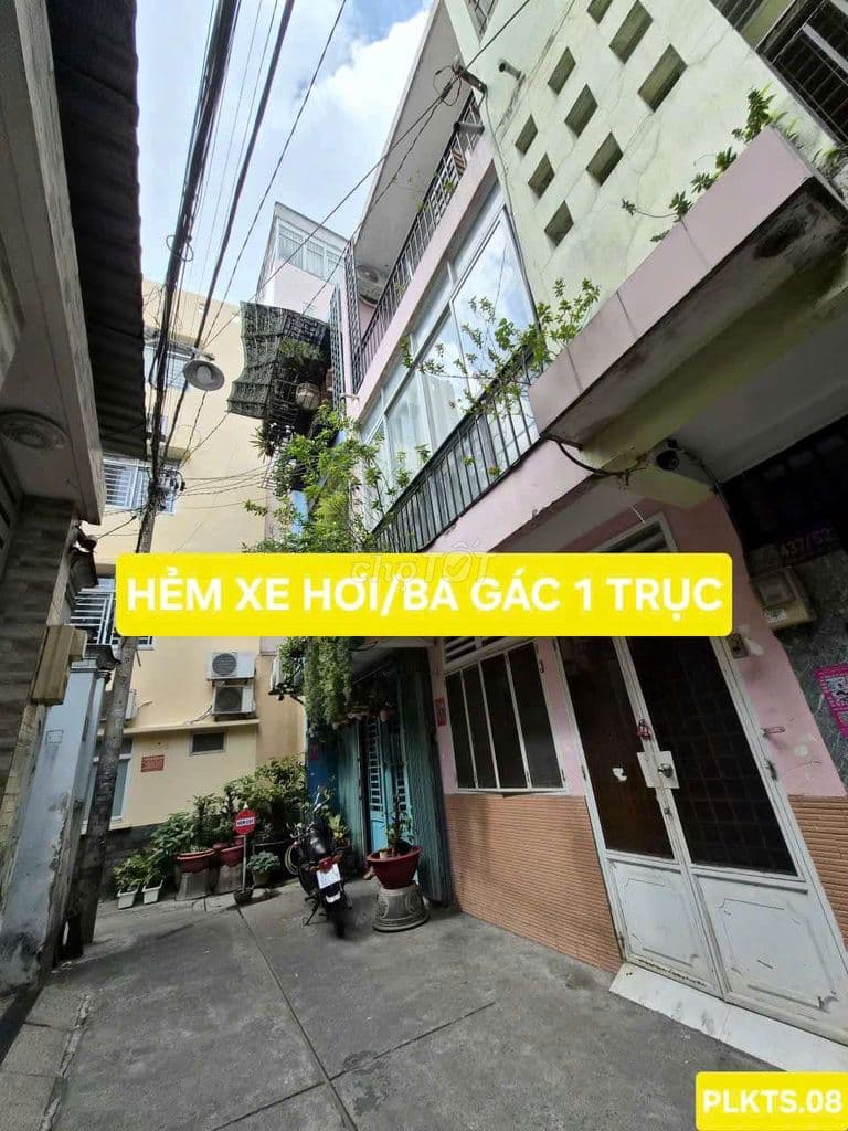 HOÀNG VĂN THỤ 3 TẦNG BTCT HẺM BA GÁC/XE HƠI 1 TRỤC NHỈNH 5 TỶ CÒN TL ✍️ - Ảnh 2